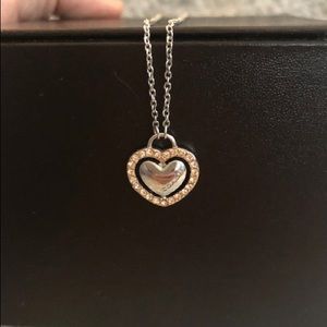 Coach heart necklace